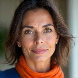 Retrato detallado de Elena Pérez, psicóloga