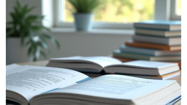 Stack de libros y artículos científicos sobre mindfulness