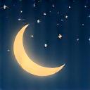 Icono de luna y estrellas para Sueño Reparador