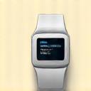 Logo de Fitbit y símbolo de sincronización.